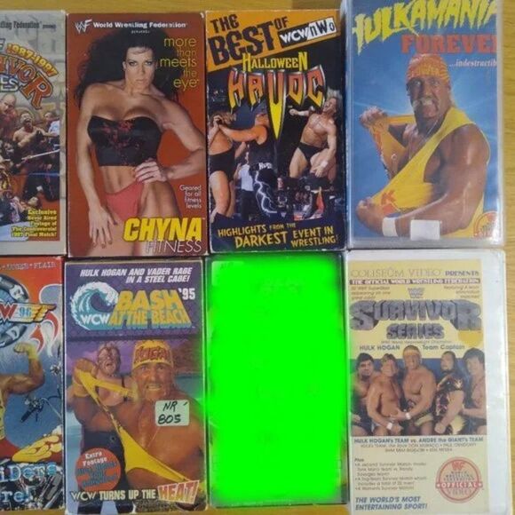 Vintage WWF WCW WWE Wresting VHS Wrestlemania Hulk Hogan Lot (13) - Picture 4 of 6